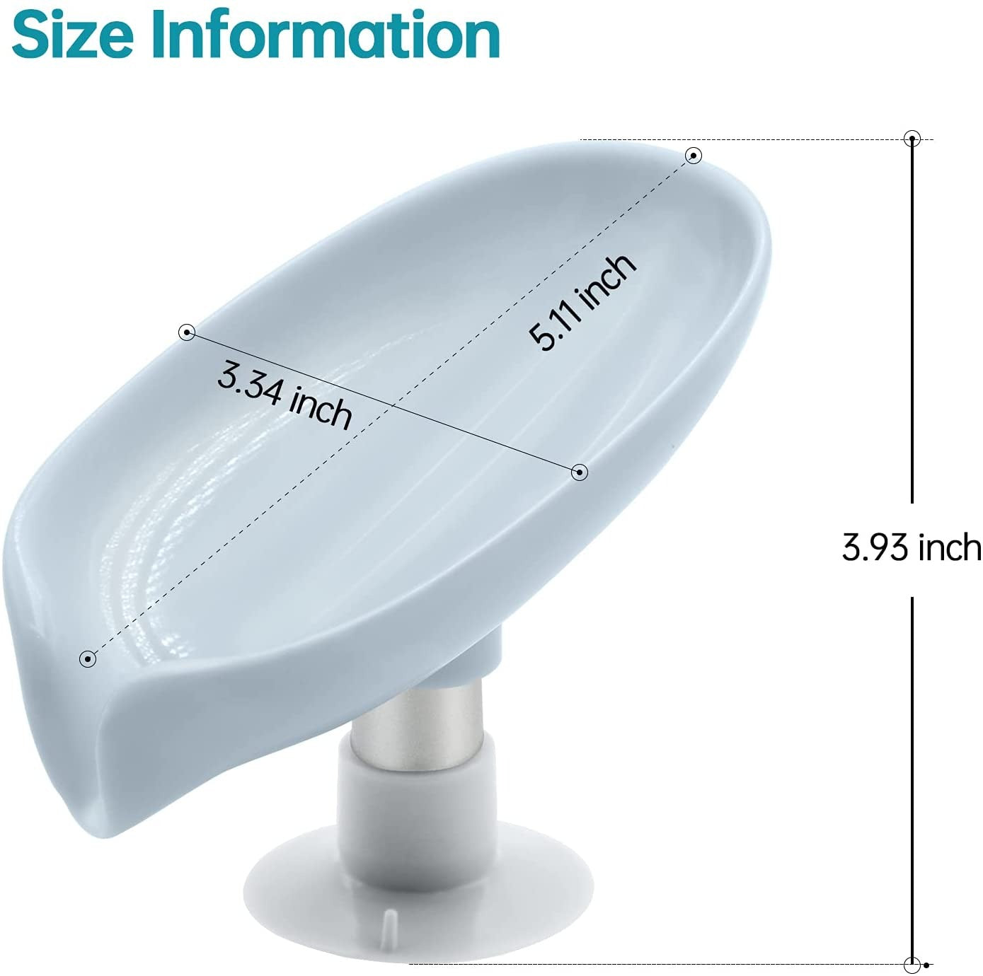Newstyle Leaf Shape Soap Box Drain Soap Holder