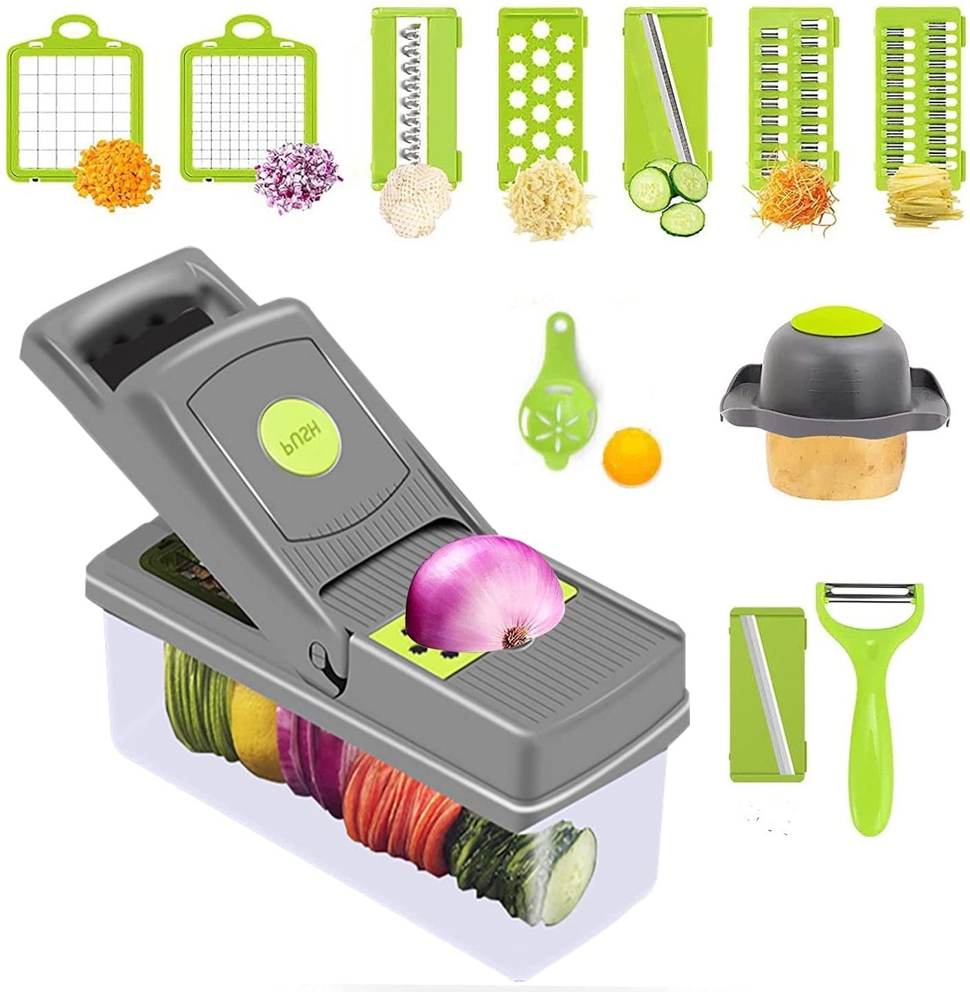 14-in-1 Multifunctional Vegetable Chopper & Slicer