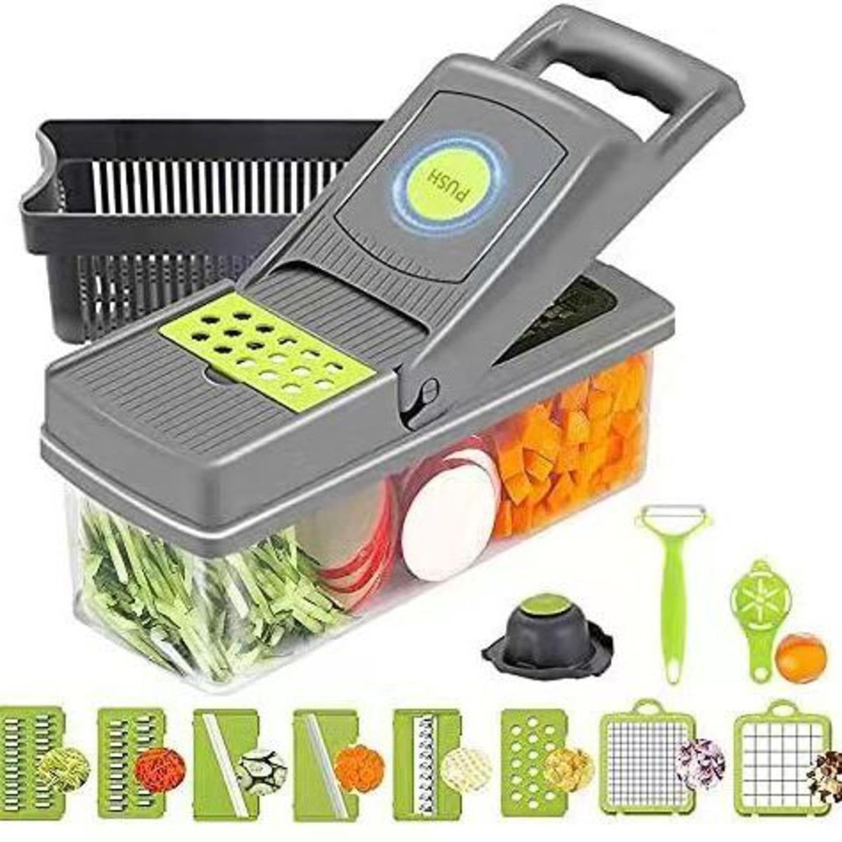 14-in-1 Multifunctional Vegetable Chopper & Slicer